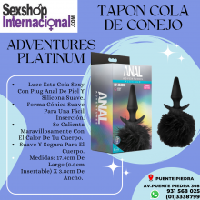 ADVENTURES PLATINUM TAPON COLA DE CONEJO SEXSHOP PTE PIEDRA